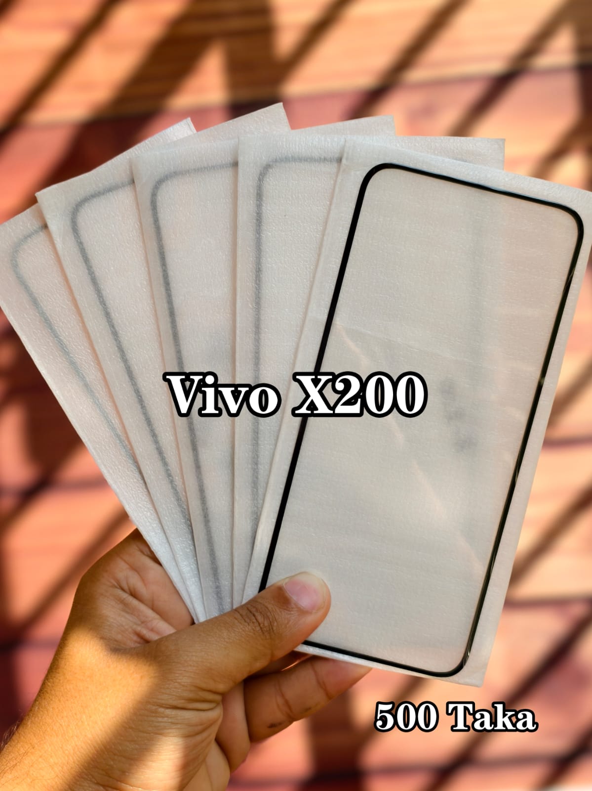 Vivo X200 Non Uv Full Glue Glass Screen Protector